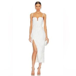 Elliatt White Midi Dress